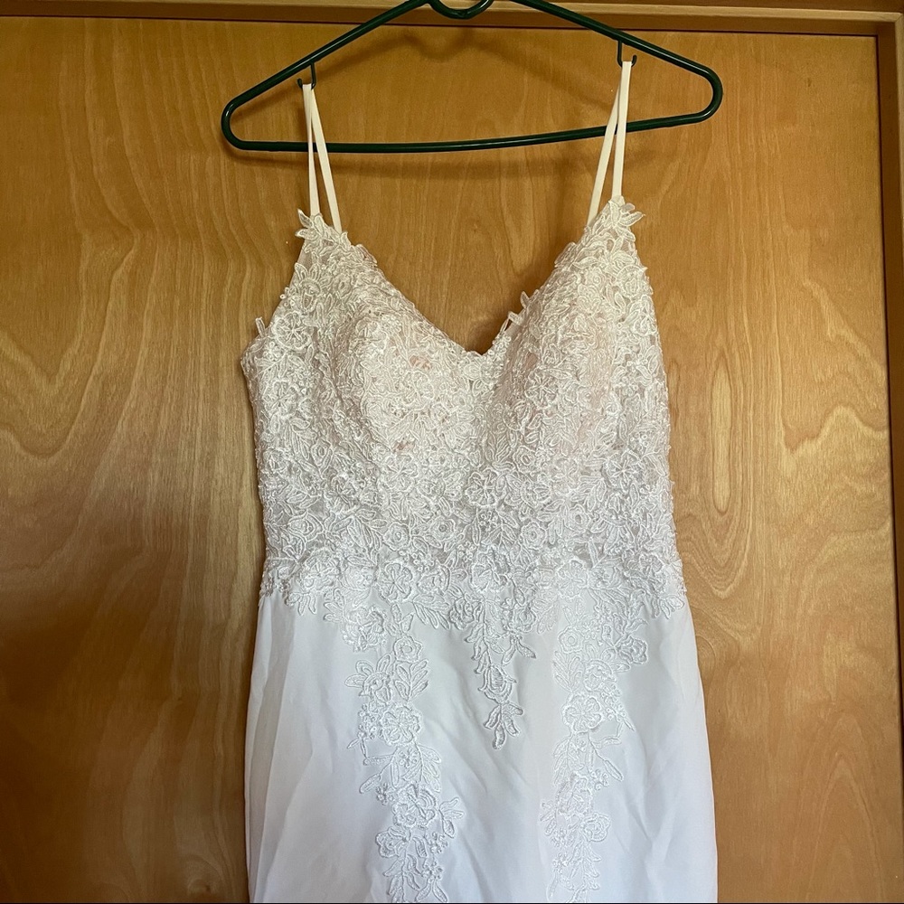 Trumpet/Mermaid Spaghetti Straps wedding dress